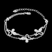 lovely silver plated bracelet butterfly pulseiras summer jewelry smth40 J4U66