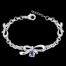 lovely silver plated bracelet men butterfly pulseirasmth442 J4U66
