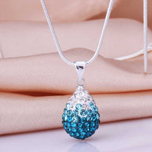 acessorios para mulher pendants violetta crystal collares women oso hbn033 J4U66