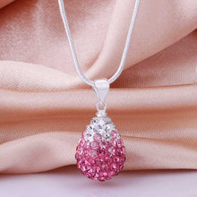 acessorios para mulher pendants violetta crystal collares women oso hbn033 J4U66