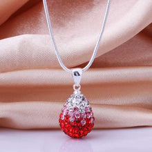 acessorios para mulher pendants violetta crystal collares women oso hbn033 J4U66