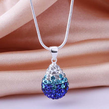 acessorios para mulher pendants violetta crystal collares women oso hbn033 J4U66
