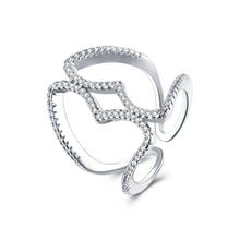 acessorios para mulher wedding ring arc inlaid crystal opal diy hbr2 J4U66