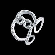 acessorios para mulher wedding ring arc inlaid crystal opal diy hbr2 J4U66