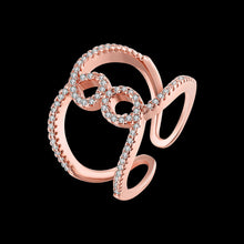 acessorios para mulher wedding ring arc inlaid crystal opal diy hbr2 J4U66