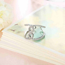 acessorios para mulher wedding ring arc inlaid crystal opal diy hbr2 J4U66