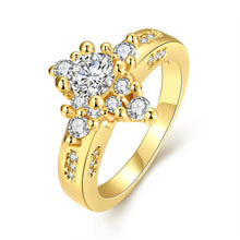 18k gold plating rings for women insets prismatic anel feminino diy skgr052 J4U66