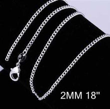silver chains 2m 1 24inch wedding smtc015 J4U66
