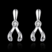 silver earing people crystal brincos jewelry display hbe35 J4U66