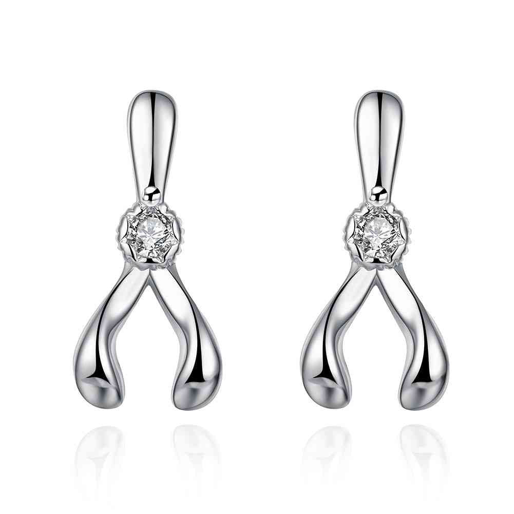 silver earing people crystal brincos jewelry display hbe35 J4U66