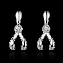 silver earing people crystal brincos jewelry display hbe35 J4U66