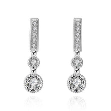 silver earing people crystal brincos jewelry display hbe35 J4U66