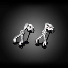 silver earing people crystal brincos jewelry display hbe35 J4U66