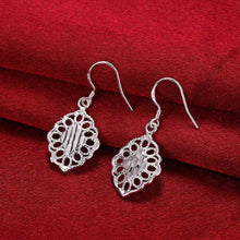silver earings lozenge orecchini smte7 J4U66