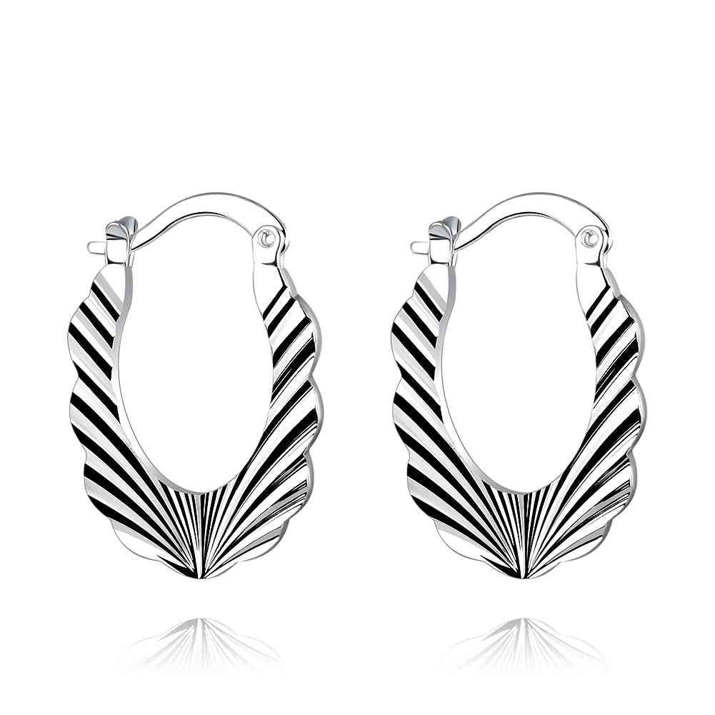 silver earring arrow pattern clip brincos de festasmte3 J4U66