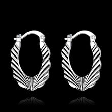 silver earring arrow pattern clip brincos de festasmte3 J4U66