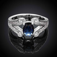 silver plated engagement ring inlaid stone kiss anel masculino wedding jewelry hbr333 J4U66
