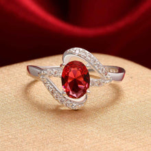 silver plated engagement ring inlaid stone kiss anel masculino wedding jewelry hbr333 J4U66