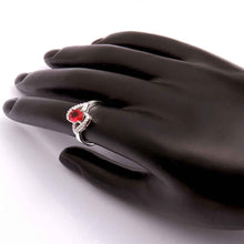 silver plated engagement ring inlaid stone kiss anel masculino wedding jewelry hbr333 J4U66