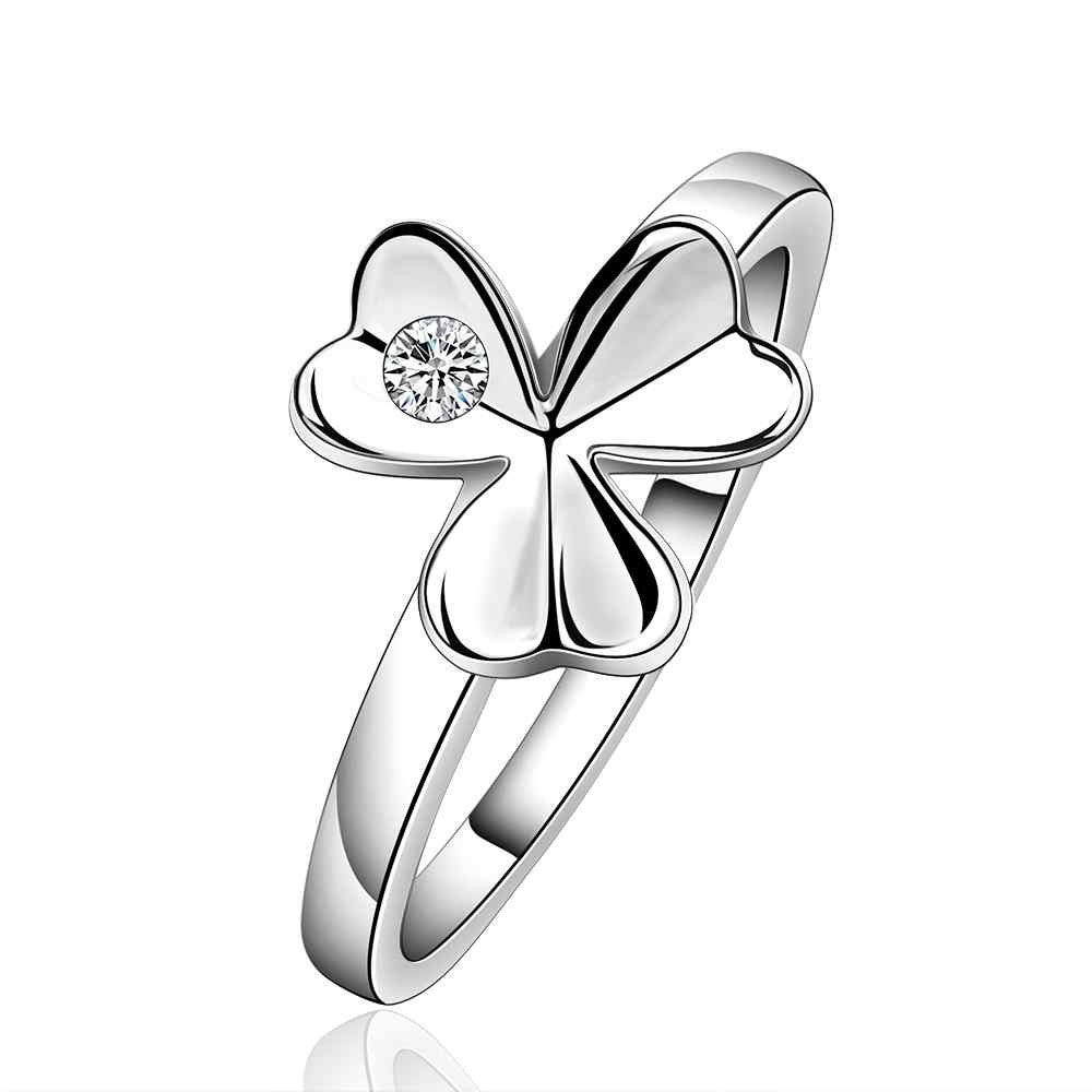 silver plated rings for men cent web anillos charm hbr071 J4U66