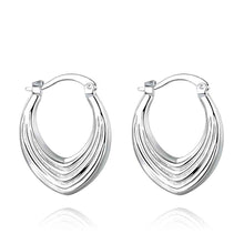 silver earrings heart wire clip orecchini prices in euros smte702 J4U66