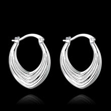 silver earrings heart wire clip orecchini prices in euros smte702 J4U66