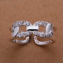 silver engagement ring inlay butterfly anel de ouro diy hbr0 J4U66