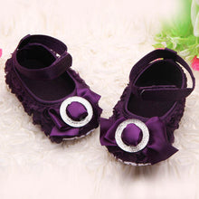 Baby Girls Rose Shoes Toddler party rose flower first walker princess dress shoes J4U66