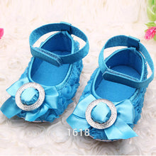 baby girls rose shoes party rose flower first walker princess dress shoes J4U66