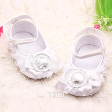 Baby Girls Rose Shoes Toddler party rose flower first walker princess dress shoes J4U66