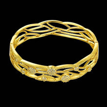 18k gold plating bangles small winding women pulseras joias hbz011 J4U66