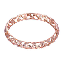 18k gold plating bangles small winding women pulseras joias hbz011 J4U66