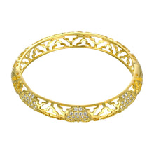 18k gold plating bangles small winding women pulseras joias hbz011 J4U66