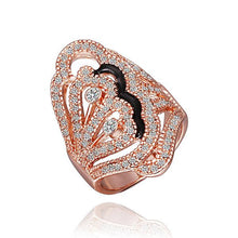 18k gold plating rings colorful finger opal charms hbr25 J4U66