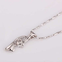 18k gold plated necklaces inlaid crystal colar vintage J4U66