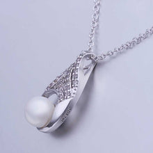 18k gold plated necklaces flower pearcolares charms hbn055 J4U66