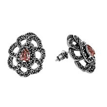 earring mystery stud brinco ruby jewelry hbe377 J4U66