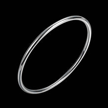silver bracelet bangle 3mm single circle women wedding bracelet bone smtb135 J4U66