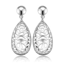 silver earing strange web face stud cuff summer jewelry hbe270 J4U66