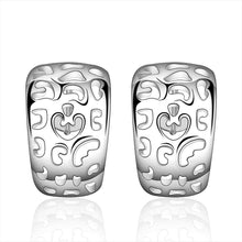 silver earing strange web face stud cuff summer jewelry hbe270 J4U66