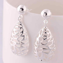 silver earing strange web face stud cuff summer jewelry hbe270 J4U66