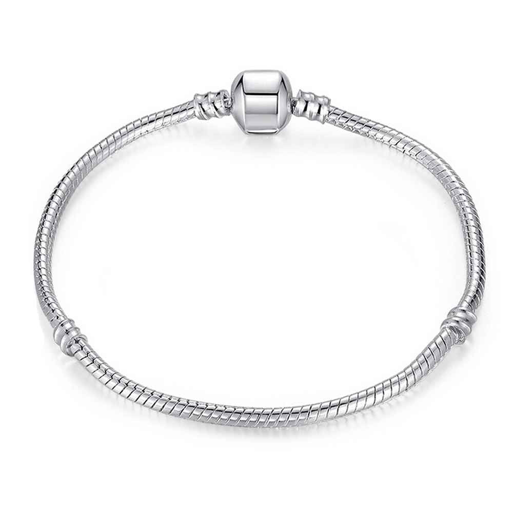 silver plated charm bracelet ball chain men bracelet J4U66