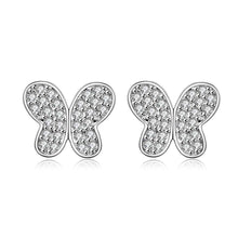 silver plated earings semi hollow bow stud oorbellen jewelry display hbe30 J4U66