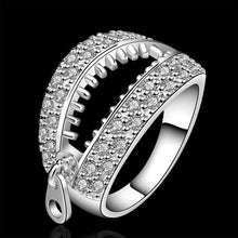 silver plated engagement ring lasuo holow men ring bijouterie hbr05 J4U66