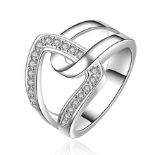 silver plated engagement ring lasuo holow men ring bijouterie hbr05 J4U66