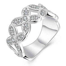 silver plated engagement ring lasuo holow men ring bijouterie hbr05 J4U66