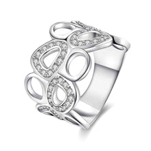 silver plated engagement ring lasuo holow men ring bijouterie hbr05 J4U66