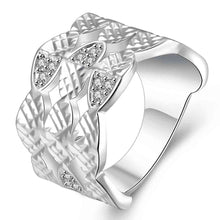 silver plated engagement ring lasuo holow men ring bijouterie hbr05 J4U66