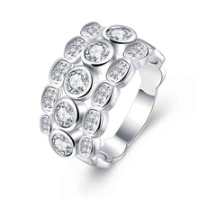 silver plated engagement ring lasuo holow men ring bijouterie hbr05 J4U66