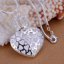 silver plated necklaces amp pendants hollow heart choker bijoux femme J4U66